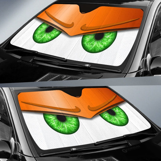 Orange Unwelcome Car Eyes Sun Shade Custom Car Accessories - Gearcarcover - 2