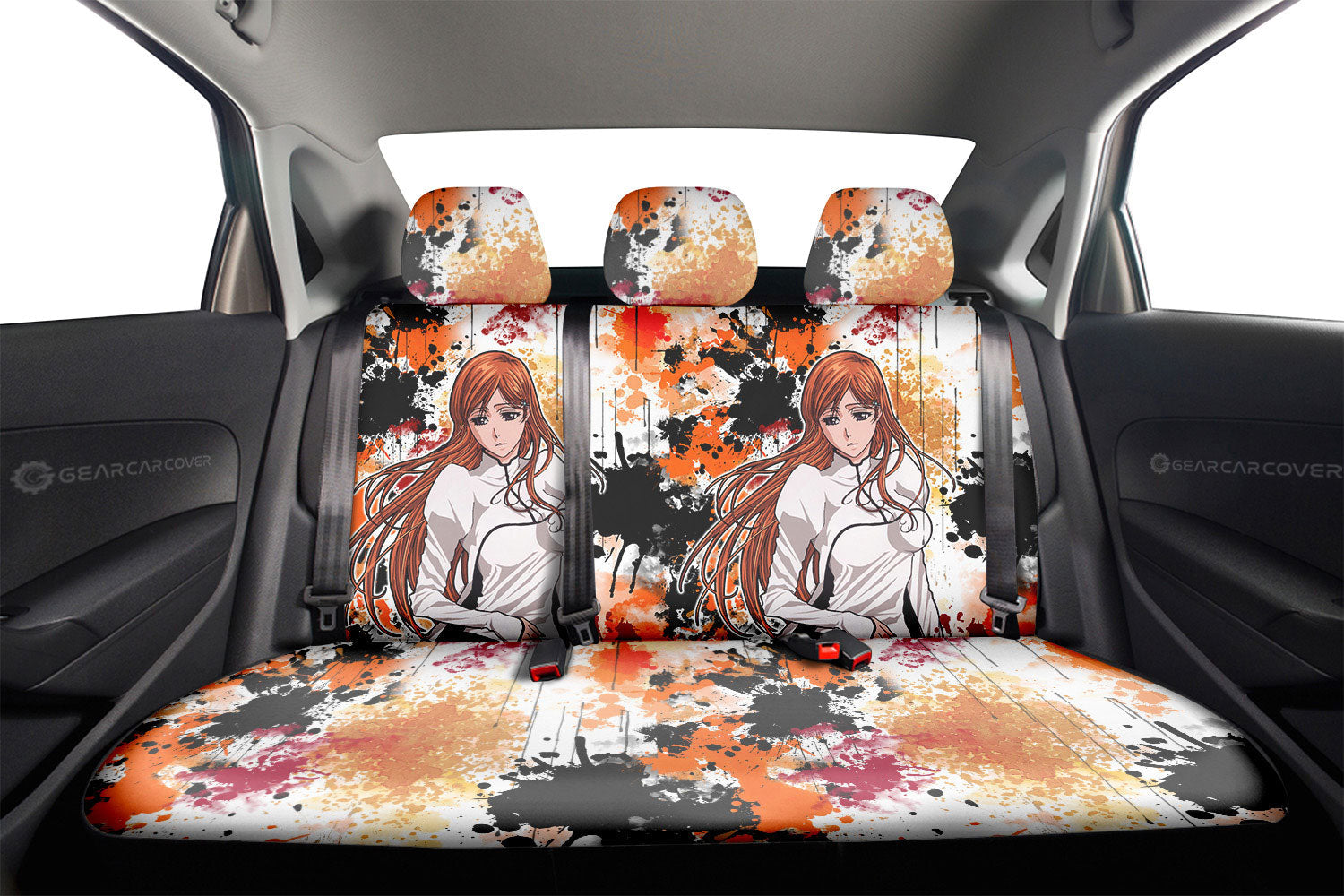 Orihime Inoue Car Back Seat Covers Custom Car Accessories - Gearcarcover - 2