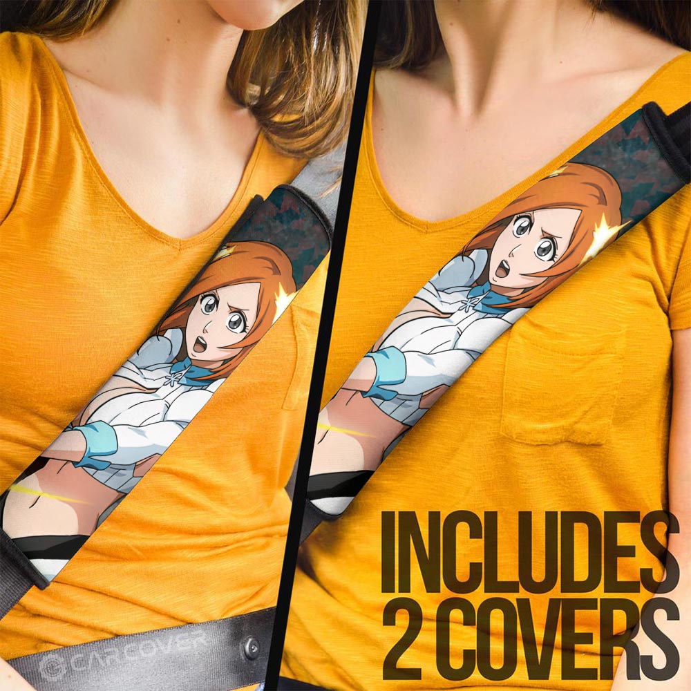 Orihime Inoue Seat Belt Covers Custom Bleach Car Accessories - Gearcarcover - 3