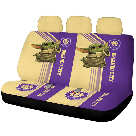 Orlando City SC Car Back Seat Covers Custom Car Accessories - Gearcarcover - 1