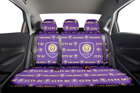 Orlando City SC Car Back Seat Covers Sporty Team Collection - Gearcarcover - 2