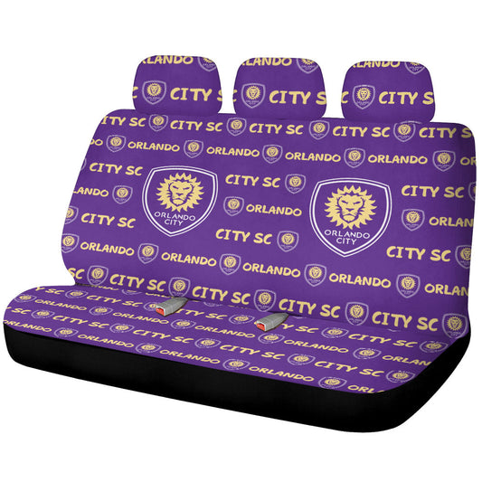 Orlando City SC Car Back Seat Covers Sporty Team Collection - Gearcarcover - 1