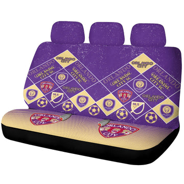 Orlando City SC Car Back Seat Covers Sporty Team Collection - Gearcarcover - 1