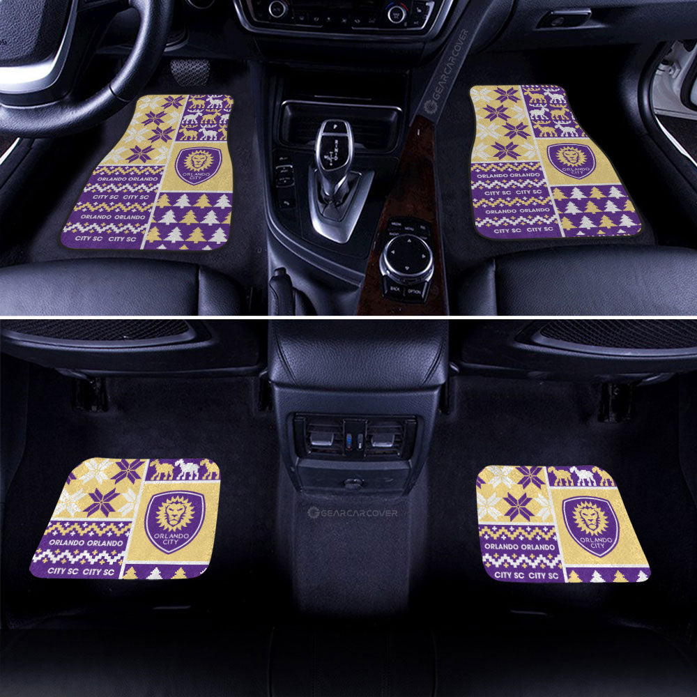 Orlando City SC Car Floor Mats Custom Ugly Style Car Accessories - Gearcarcover - 2