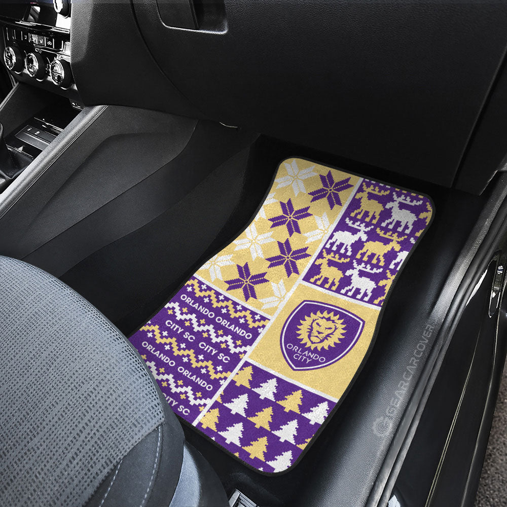 Orlando City SC Car Floor Mats Custom Ugly Style Car Accessories - Gearcarcover - 3