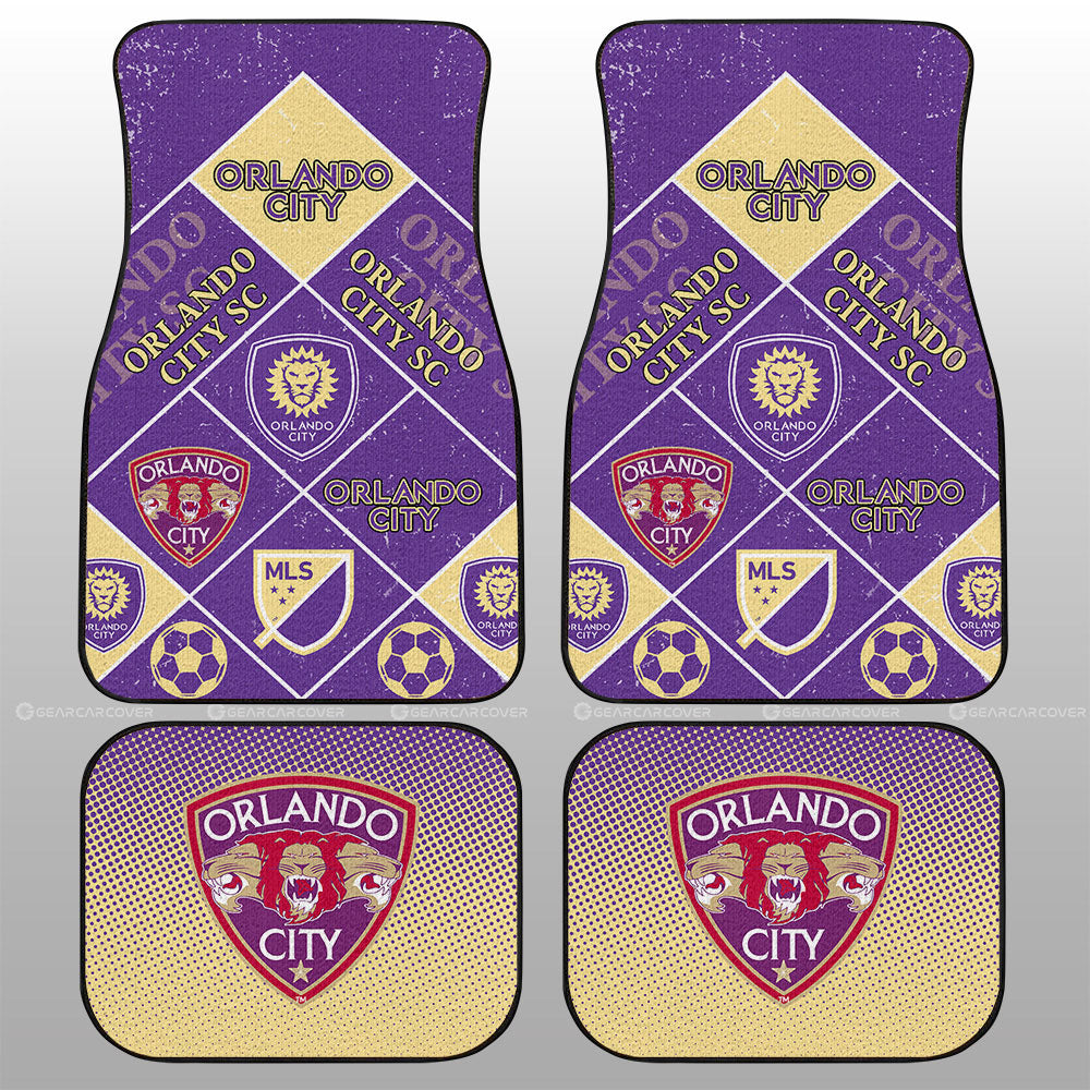 Orlando City SC Car Floor Mats Sporty Team Collection - Gearcarcover - 1