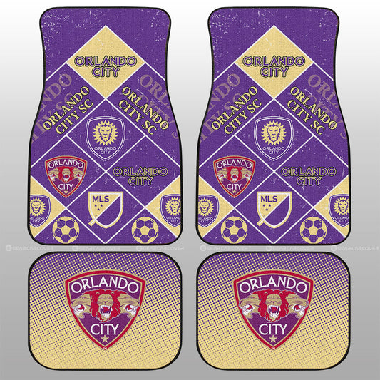 Orlando City SC Car Floor Mats Sporty Team Collection - Gearcarcover - 1