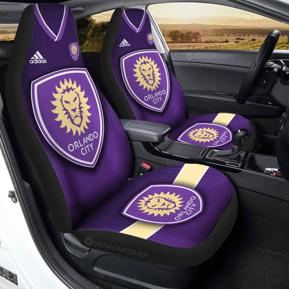 Orlando City SC Car Seat Covers Custom Car Accessories For Fans - Gearcarcover - 3