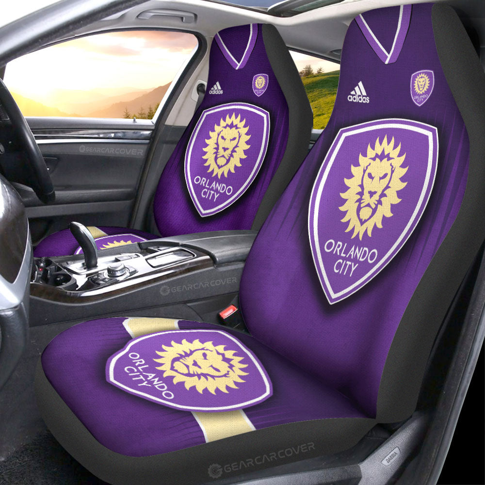 Orlando City SC Car Seat Covers Custom Car Accessories For Fans - Gearcarcover - 1