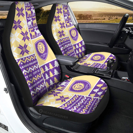 Orlando City SC Car Seat Covers Custom Ugly Style Car Accessories - Gearcarcover - 2
