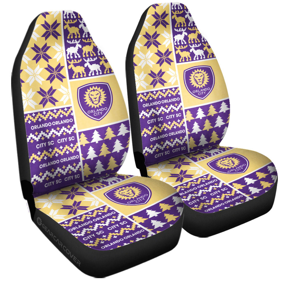 Orlando City SC Car Seat Covers Custom Ugly Style Car Accessories - Gearcarcover - 3