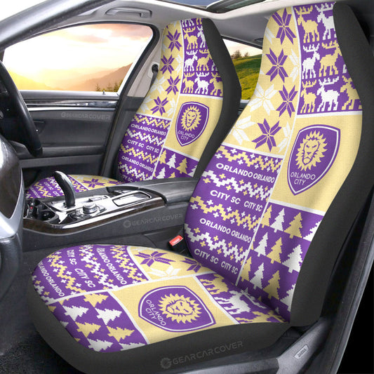 Orlando City SC Car Seat Covers Custom Ugly Style Car Accessories - Gearcarcover - 1