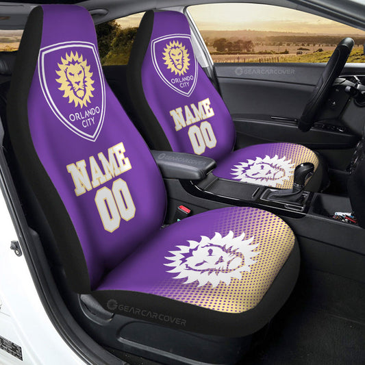 Orlando City SC Car Seat Covers Sporty Team Collection - Gearcarcover - 2