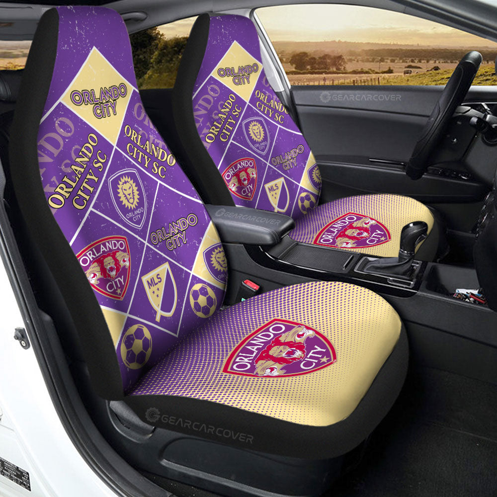 Orlando City SC Car Seat Covers Sporty Team Collection - Gearcarcover - 2
