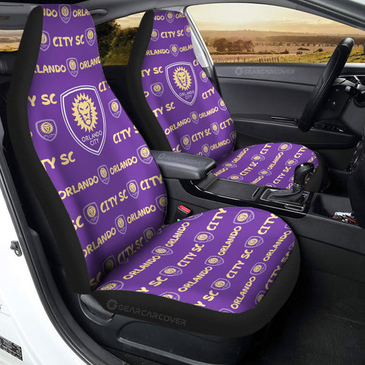 Orlando City SC Car Seat Covers Sporty Team Collection - Gearcarcover - 2