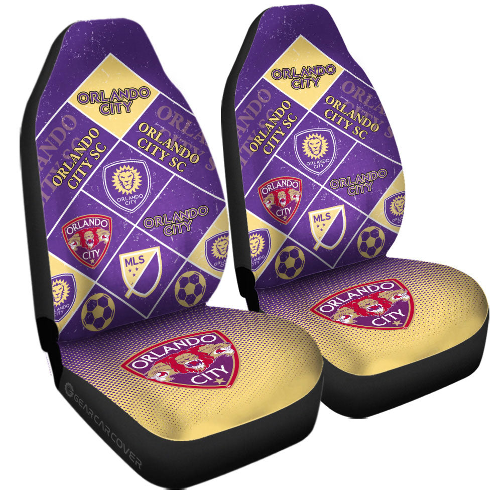 Orlando City SC Car Seat Covers Sporty Team Collection - Gearcarcover - 3