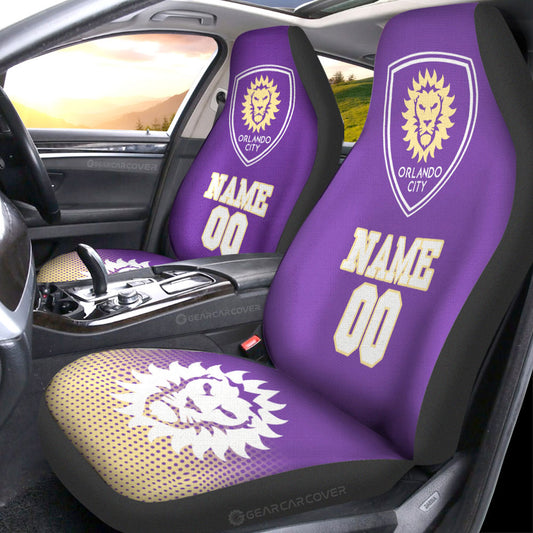 Orlando City SC Car Seat Covers Sporty Team Collection - Gearcarcover - 1