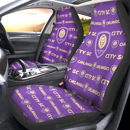 Orlando City SC Car Seat Covers Sporty Team Collection - Gearcarcover - 1