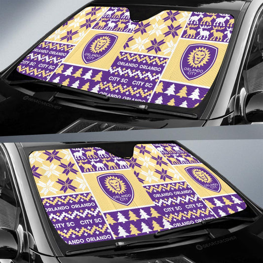 Orlando City SC Car Sunshade Custom Ugly Style Car Accessories - Gearcarcover - 2