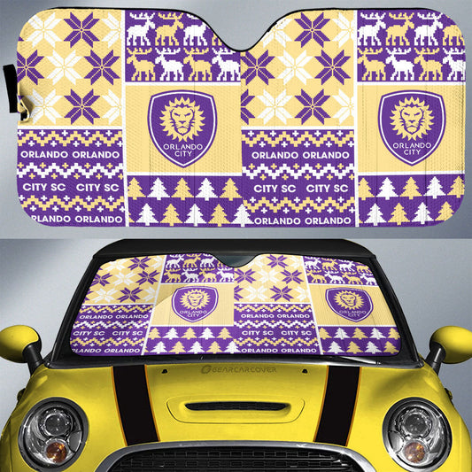 Orlando City SC Car Sunshade Custom Ugly Style Car Accessories - Gearcarcover - 1