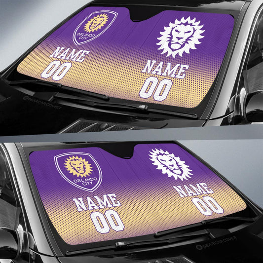 Orlando City SC Car Sunshade Sporty Team Collection - Gearcarcover - 2