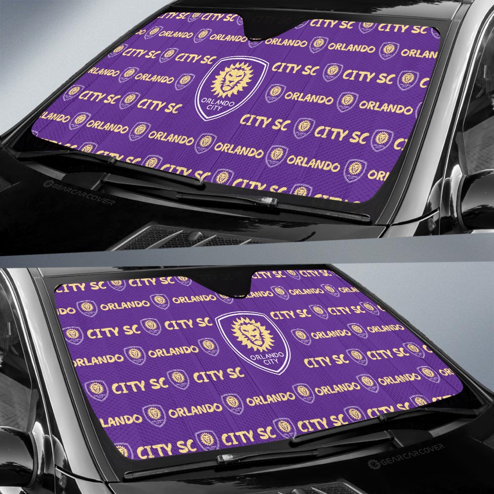 Orlando City SC Car Sunshade Sporty Team Collection - Gearcarcover - 2