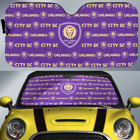 Orlando City SC Car Sunshade Sporty Team Collection - Gearcarcover - 1
