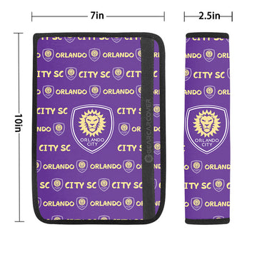 Orlando City SC Seat Belt Covers Sporty Team Collection - Gearcarcover - 1