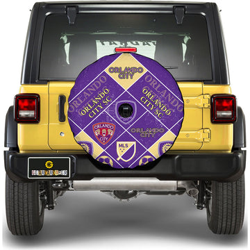 Orlando City SC Spare Tire Covers Camera Hole Sporty Team Collection - Gearcarcover - 1