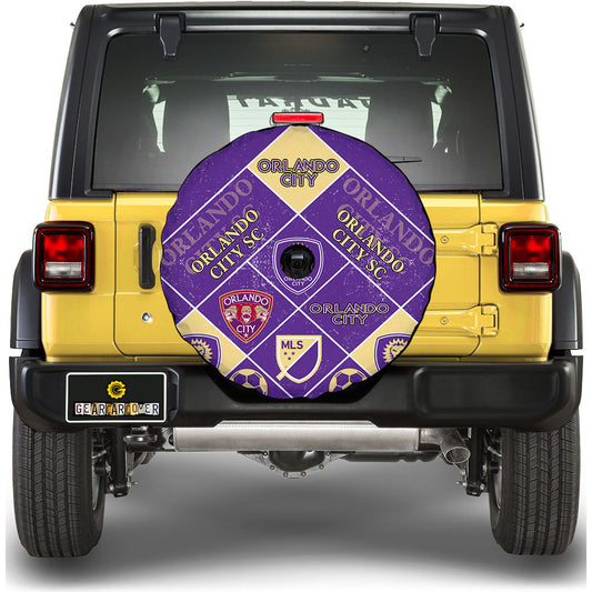 Orlando City SC Spare Tire Covers Camera Hole Sporty Team Collection - Gearcarcover - 1