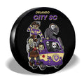 Orlando City SC Spare Tire Covers Horror Characters Car Accessories - Gearcarcover - 3