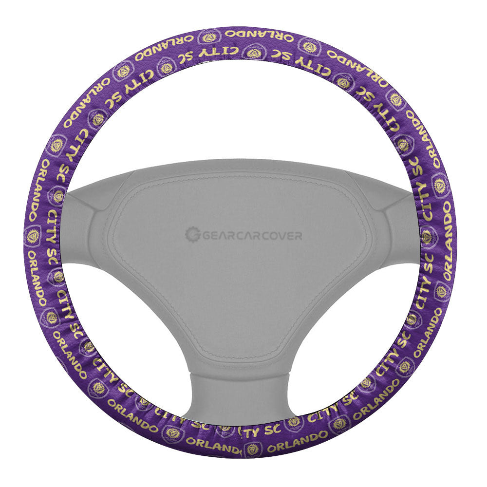 Orlando City SC Steering Wheel Cover Sporty Team Collection - Gearcarcover - 2
