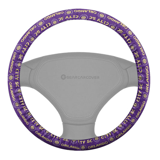 Orlando City SC Steering Wheel Cover Sporty Team Collection - Gearcarcover - 2