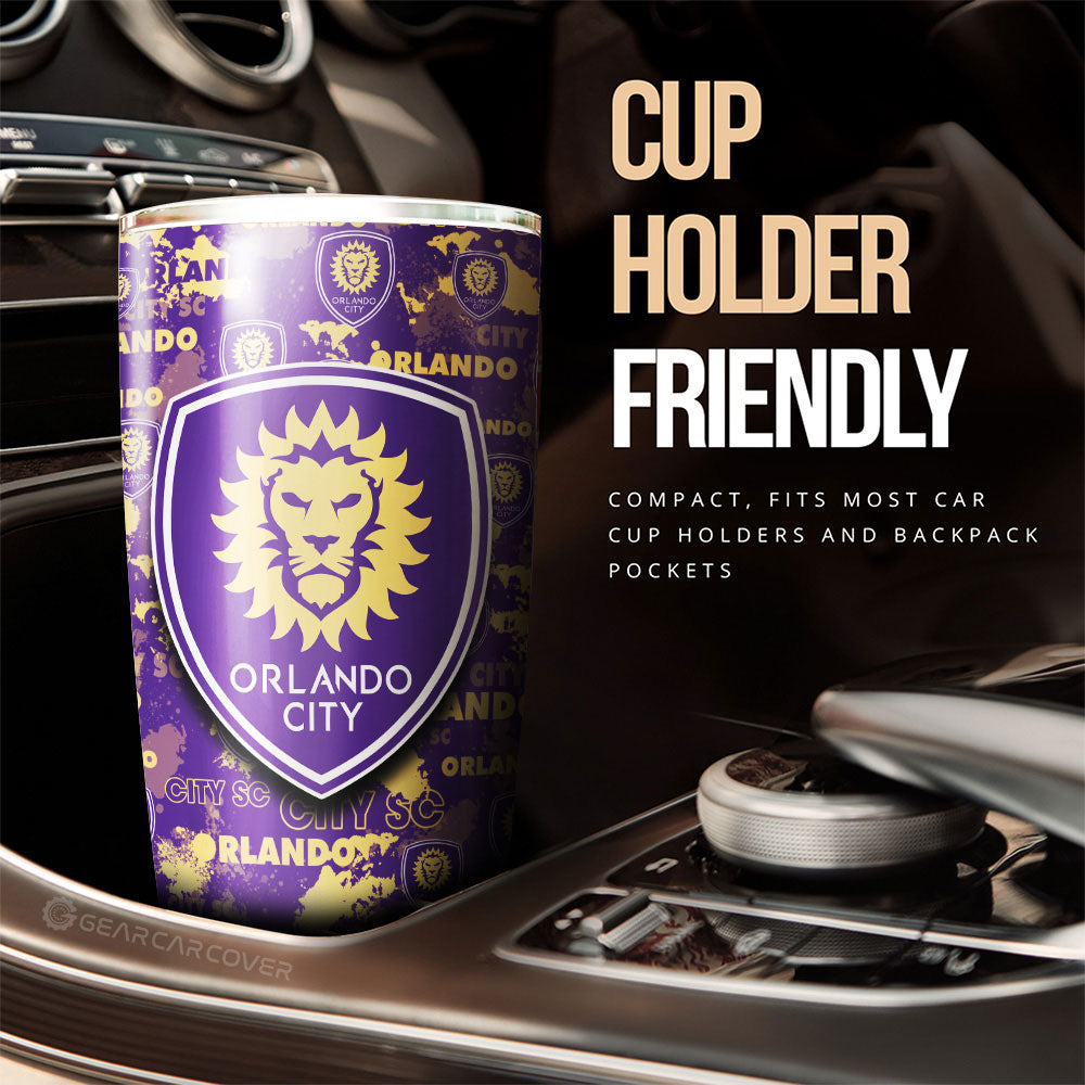 Orlando City SC Tumbler Cup Custom Car Accessories - Gearcarcover - 3