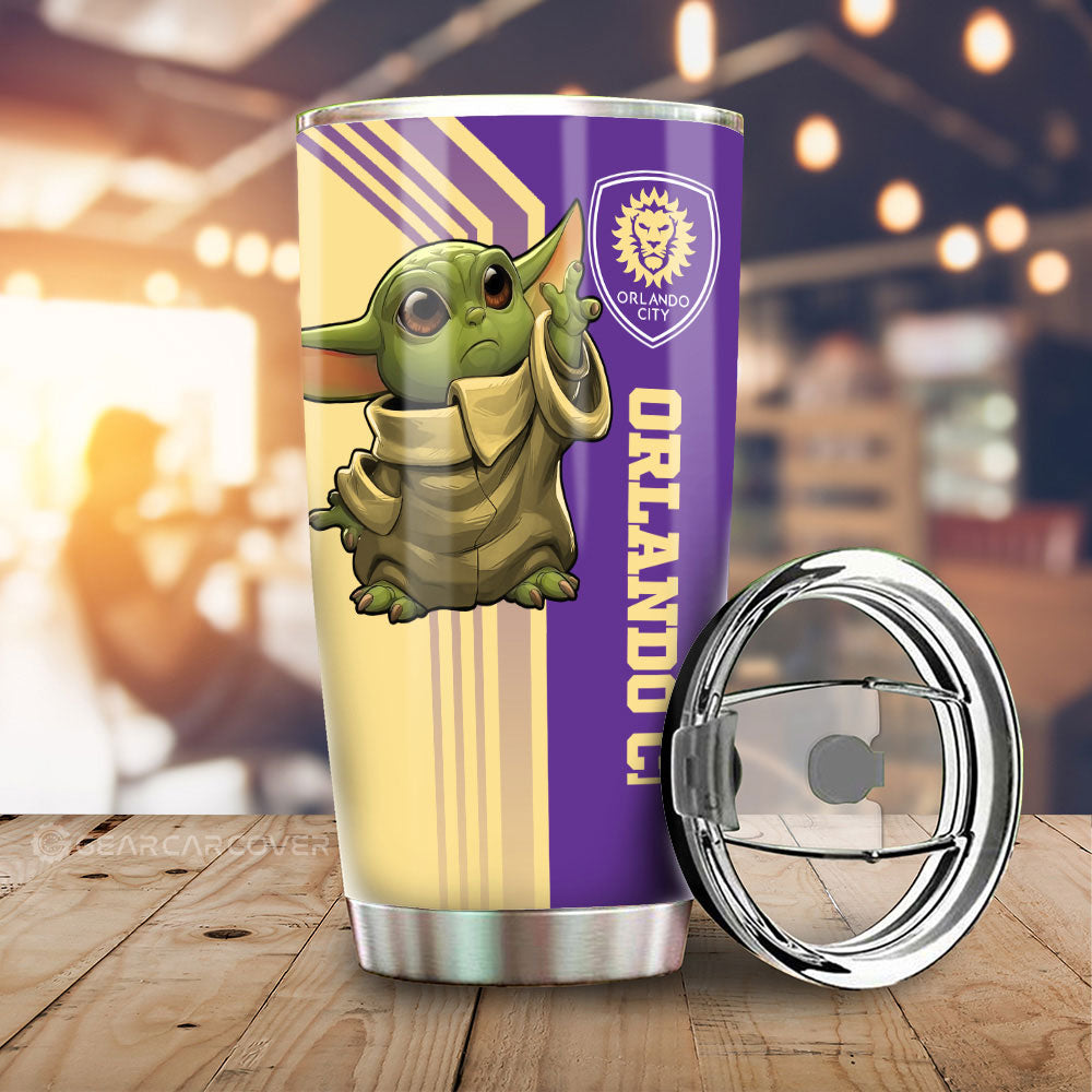 Orlando City SC Tumbler Cup Custom Car Accessories - Gearcarcover - 1