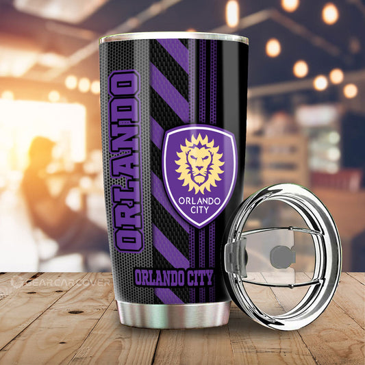 Orlando City SC Tumbler Cup Custom Car Accessories - Gearcarcover - 1
