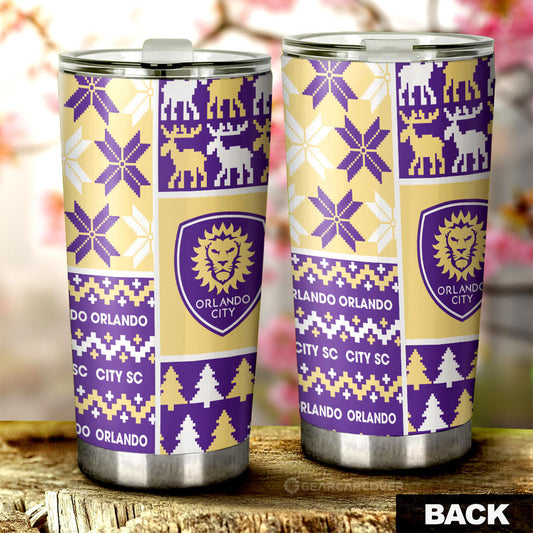 Orlando City SC Tumbler Cup Custom Ugly Style Car Accessories - Gearcarcover - 2