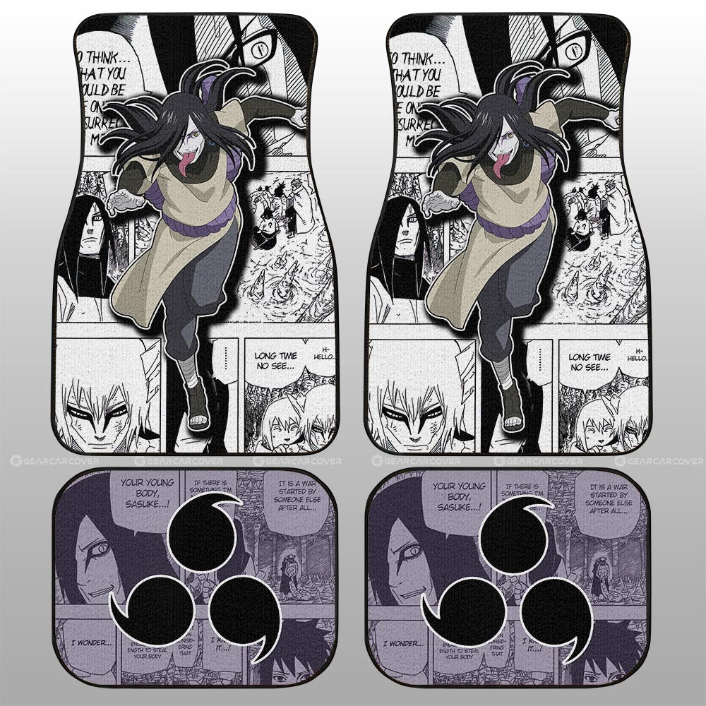 Orochimaru Car Floor Mats Custom Anime Car Accessories Mix Manga - Gearcarcover - 2