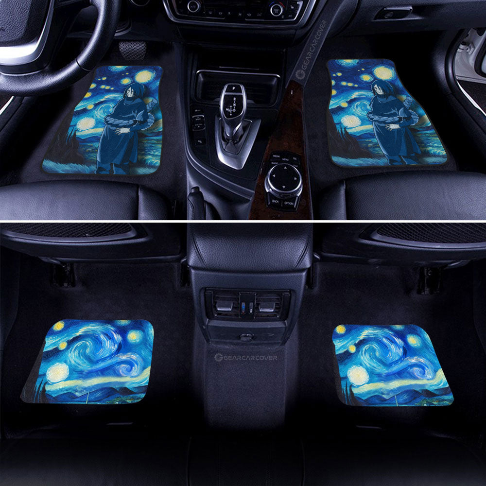 Orochimaru Car Floor Mats Custom Starry Night Styles - Gearcarcover - 2