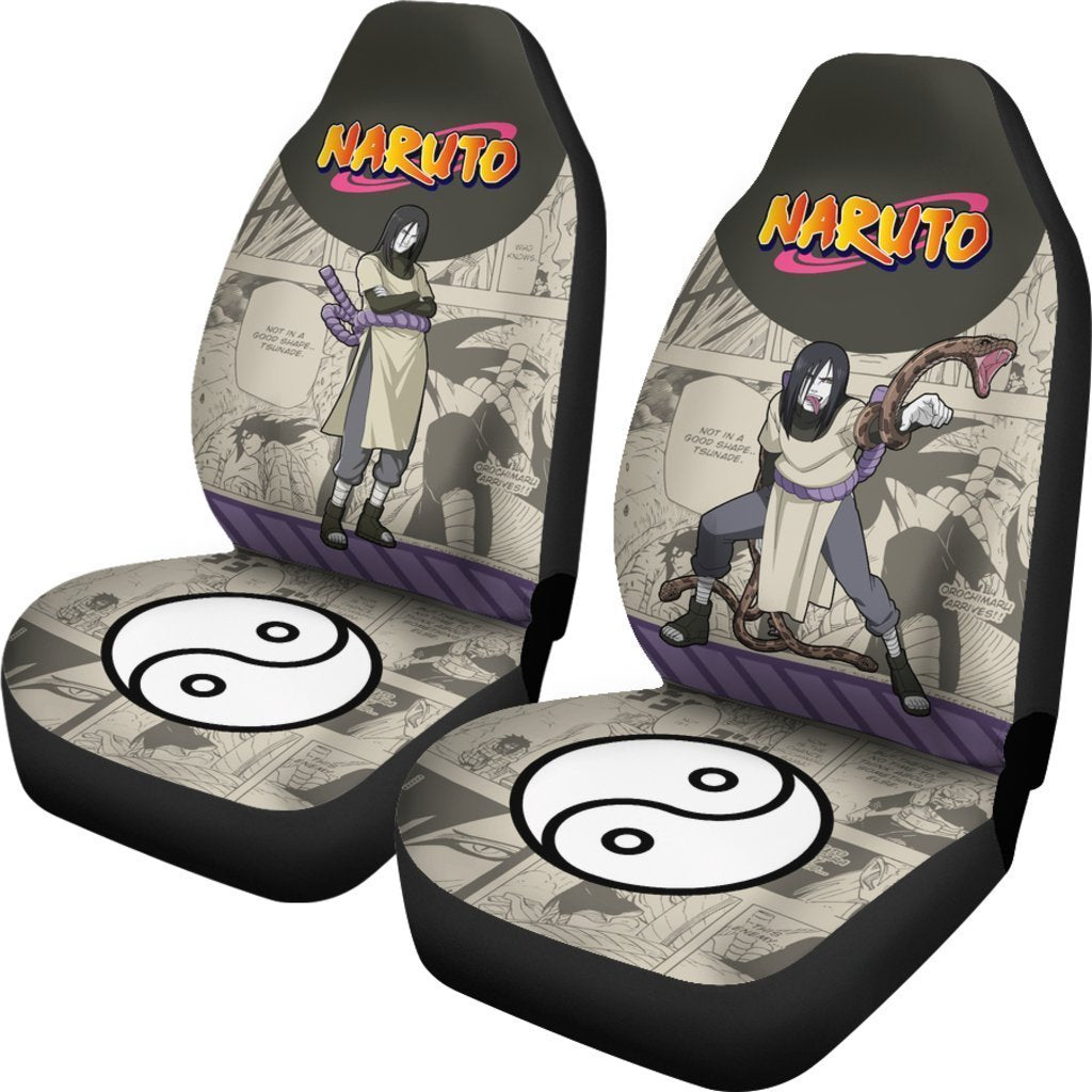 Orochimaru Car Seat Covers Custom Manga Anime Car Accessories - Gearcarcover - 2