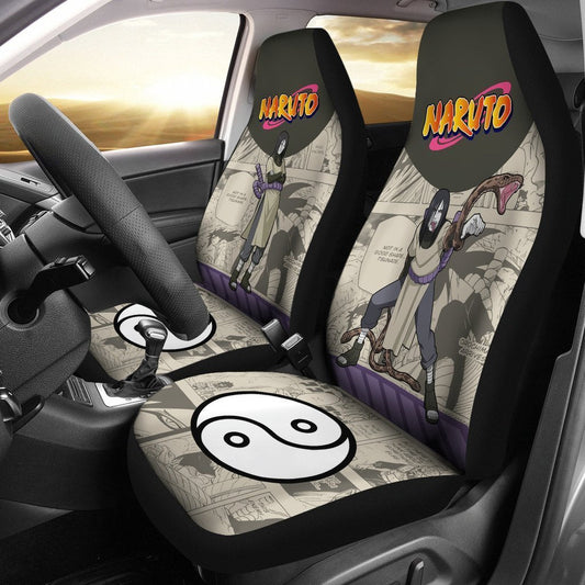 Orochimaru Car Seat Covers Custom Manga Anime Car Accessories - Gearcarcover - 1