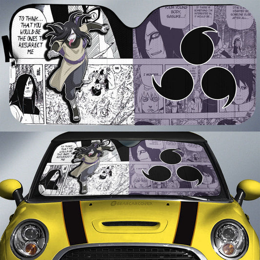 Orochimaru Car Sunshade Custom Mix Manga Car Accessories - Gearcarcover - 1