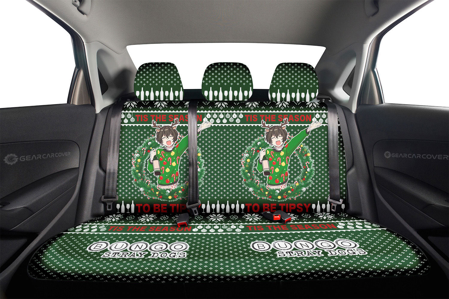 Osamu Dazai Car Back Seat Covers Custom Car Accessories - Gearcarcover - 2