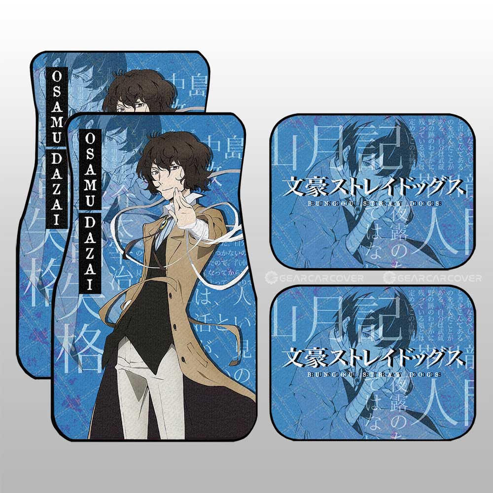 Osamu Dazai Car Floor Mats Custom Car Accessories - Gearcarcover - 3