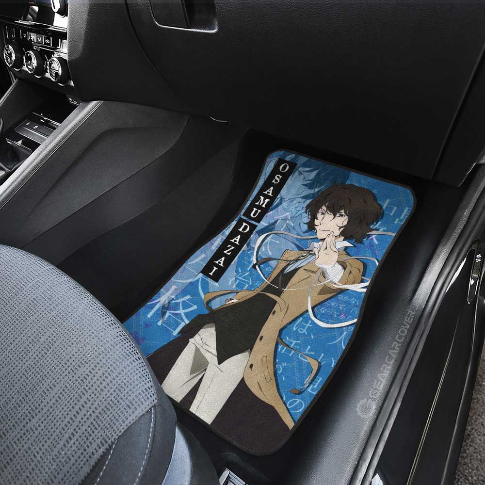Osamu Dazai Car Floor Mats Custom Car Accessories - Gearcarcover - 4