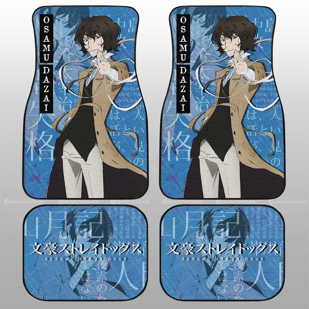 Osamu Dazai Car Floor Mats Custom Car Accessories - Gearcarcover - 1