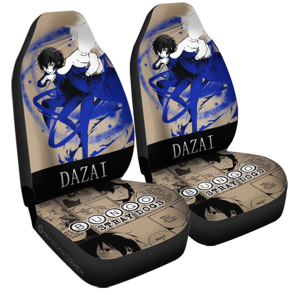 Osamu Dazai Car Seat Covers Custom Car Accessories - Gearcarcover - 2