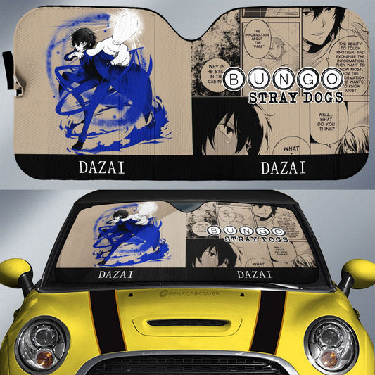 Osamu Dazai Car Sunshade Custom Car Interior Accessories - Gearcarcover - 1