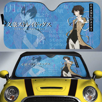 Osamu Dazai Car Sunshade Custom Car Interior Accessories - Gearcarcover - 1
