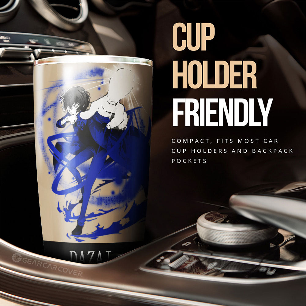 Osamu Dazai Tumbler Cup Custom Car Interior Accessories - Gearcarcover - 3